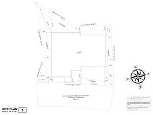 Map showing property parcels