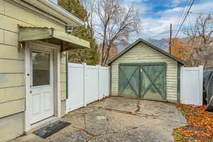 View of shed