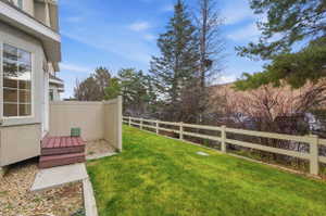 Backyard - Grass maintained by HOA