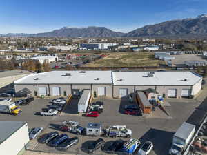 Drone / aerial view of mountains