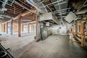 Misc room with concrete flooring