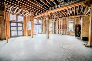 Miscellaneous room featuring concrete flooring