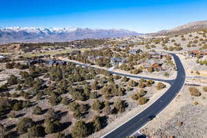 Mountain view with nearby suburban area