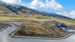 View of mountain background