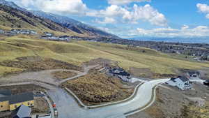 Bird's eye view of mountains