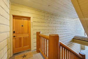 View of exterior entry