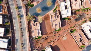 Aerial view of property and surrounding area
