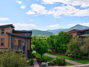 View of mountain background