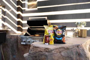 Detailed view of a sink