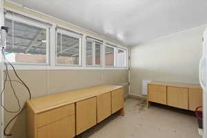 Miscellaneous room with concrete flooring