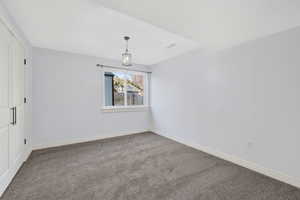 Large bedroom #5 with new  carpet floors and baseboards