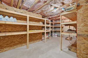 View of storage room