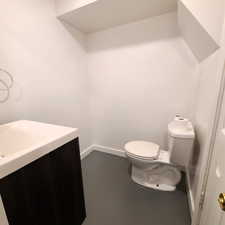 West unit basement 3/4 bath