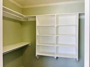 View of walk in closet- owner suite