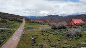 View of mountain backdrop