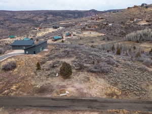 Bird's eye view of mountains