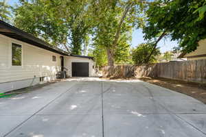 Plenty of room for parking