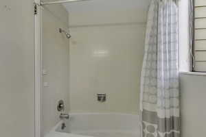 Primary full bath with shower / bath combo