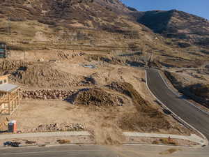 View of mountain background