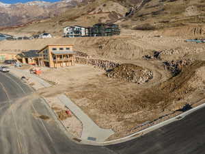 Drone / aerial view of mountains