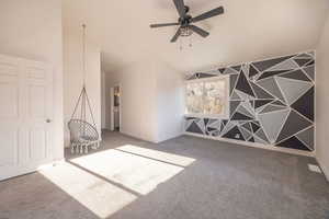 Upstairs ensuite with full bathroom and walk in closet.