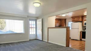 Family Room and Kitchen