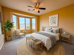 Primary bedroom - virtual staged