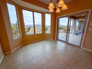 exterior exit to backyard patio