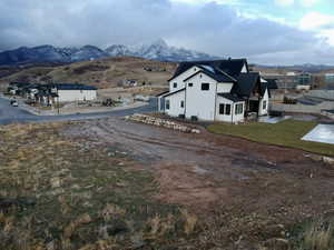 Drone / aerial view of mountains