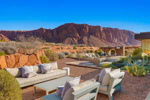 View of mountain background