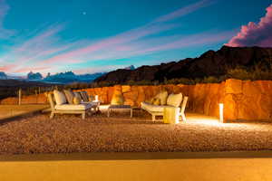 View of mountain backdrop