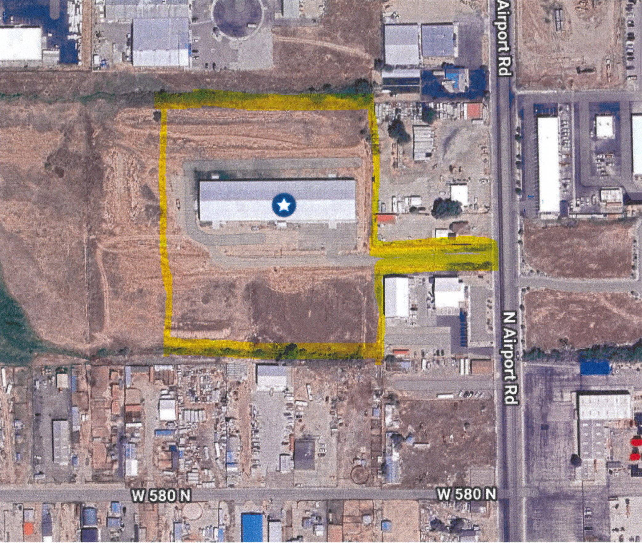 Map / location with property boundaries highlighted