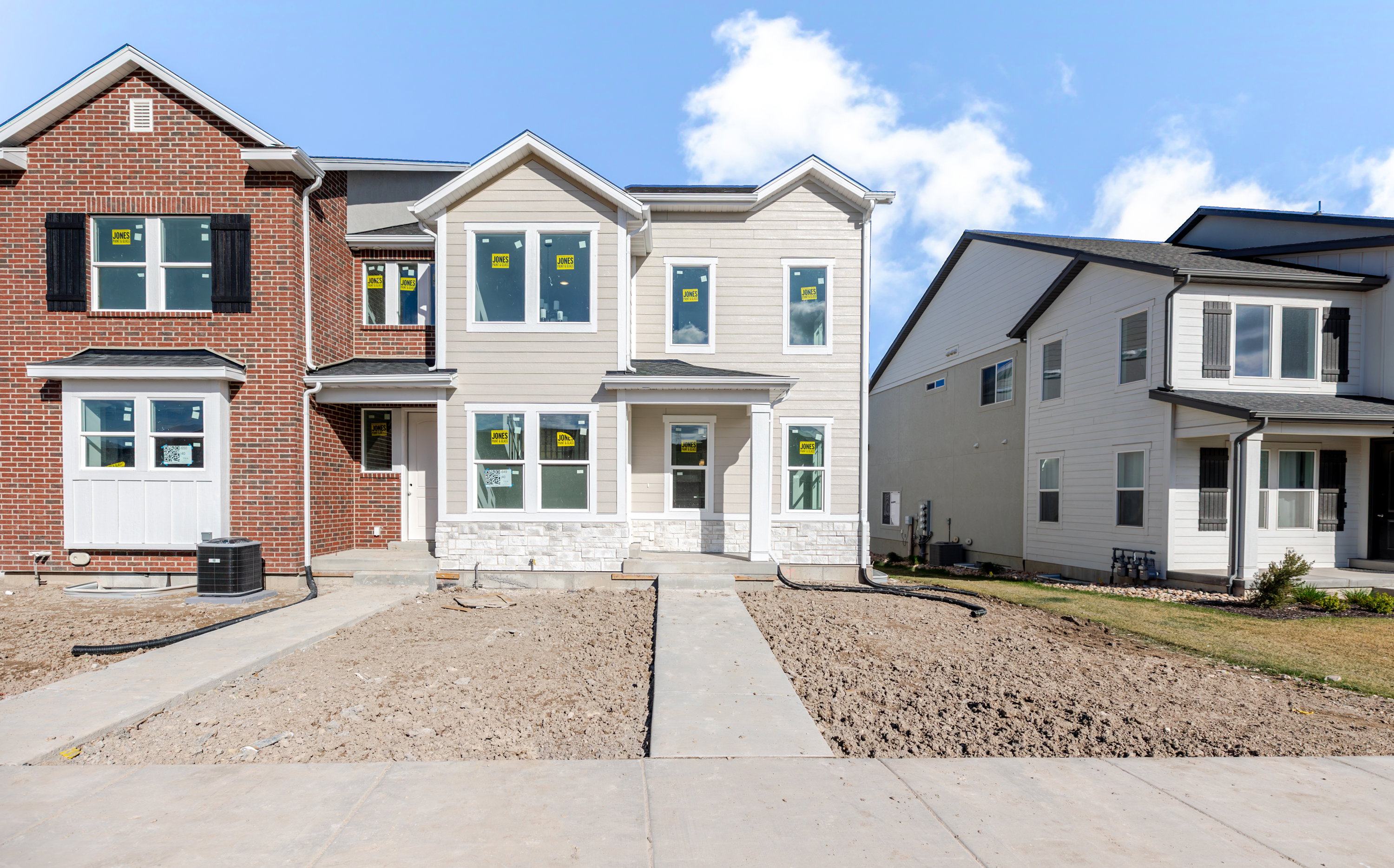 View of front of home featuring stone siding