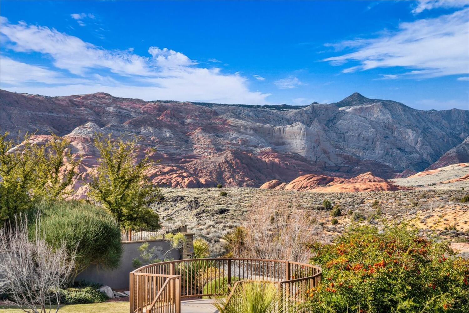 View of mountain backdrop