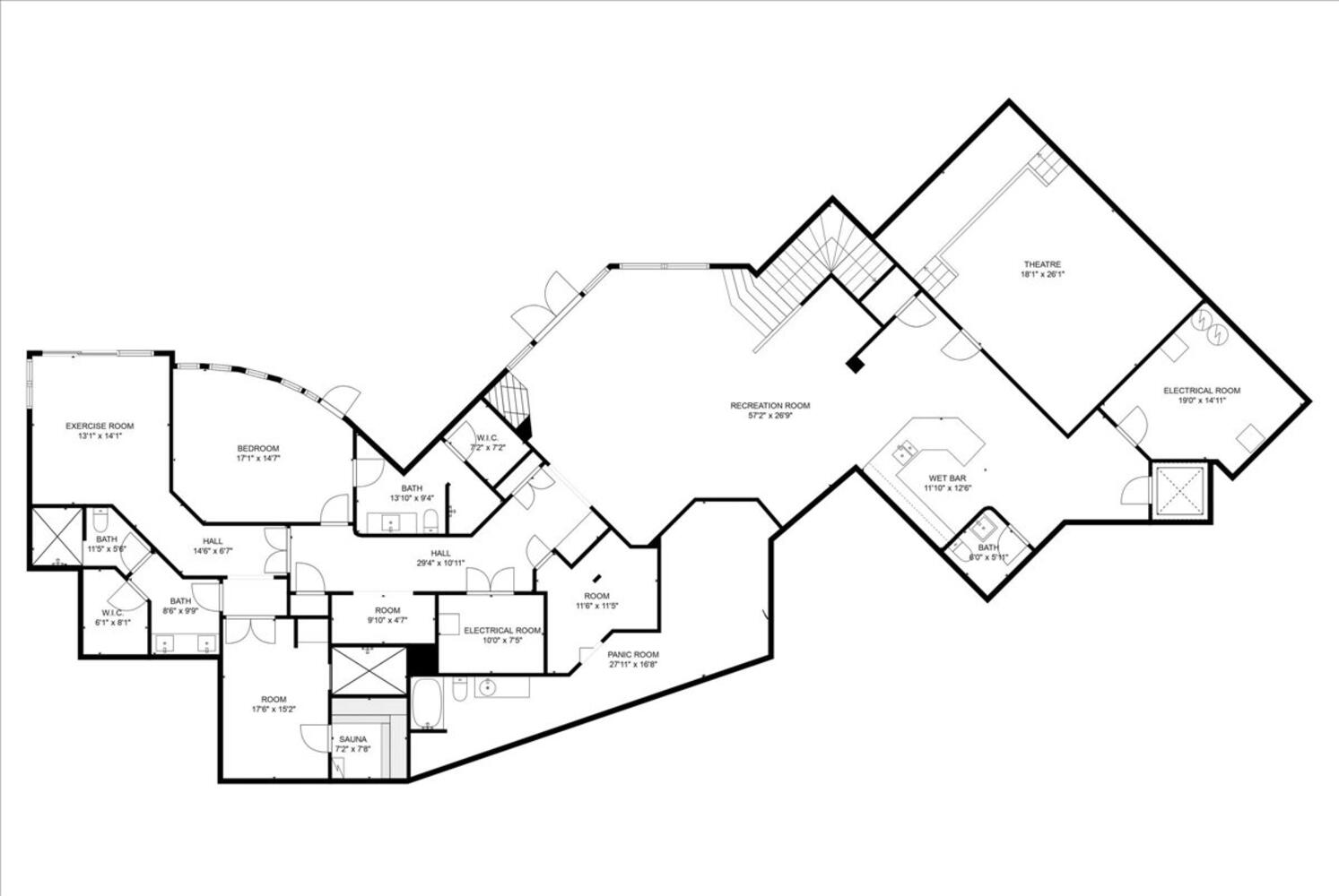 View of room layout