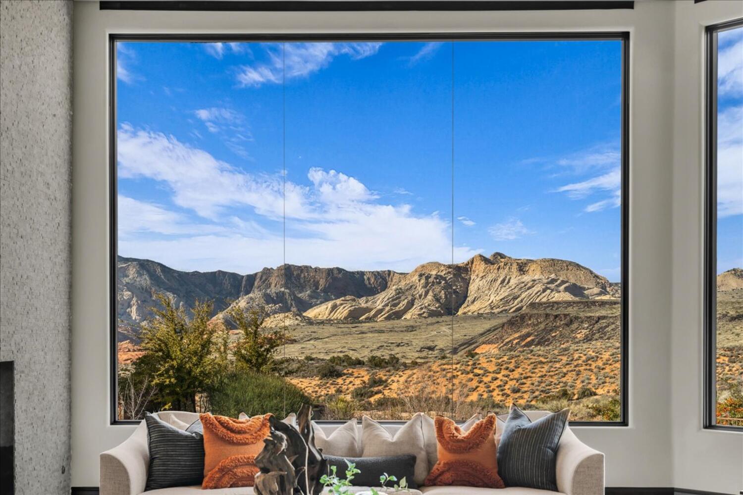 View of mountain background