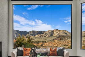 View of mountain background