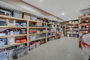 View of storage room