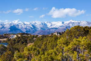 View of mountain background