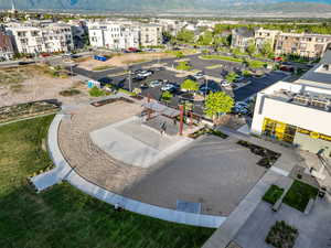 Drone / aerial view of mountains