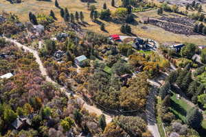 Aerial overview of property's location
