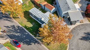 Aerial view of property and surrounding area
