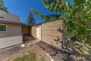 View of outbuilding