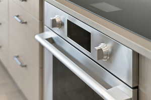 Kitchen view of oven