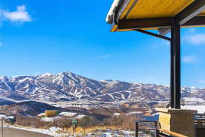 View of mountain backdrop