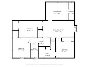 Lower Level Floor Plan