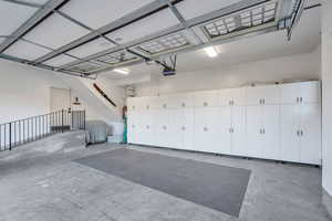 Loads of garage storage