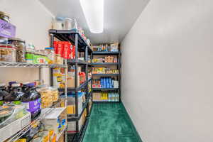 View of storage room