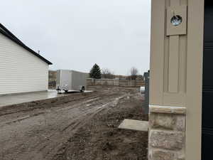View of dirt / gravel road