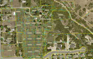 Map of property location with property boundaries highlighted